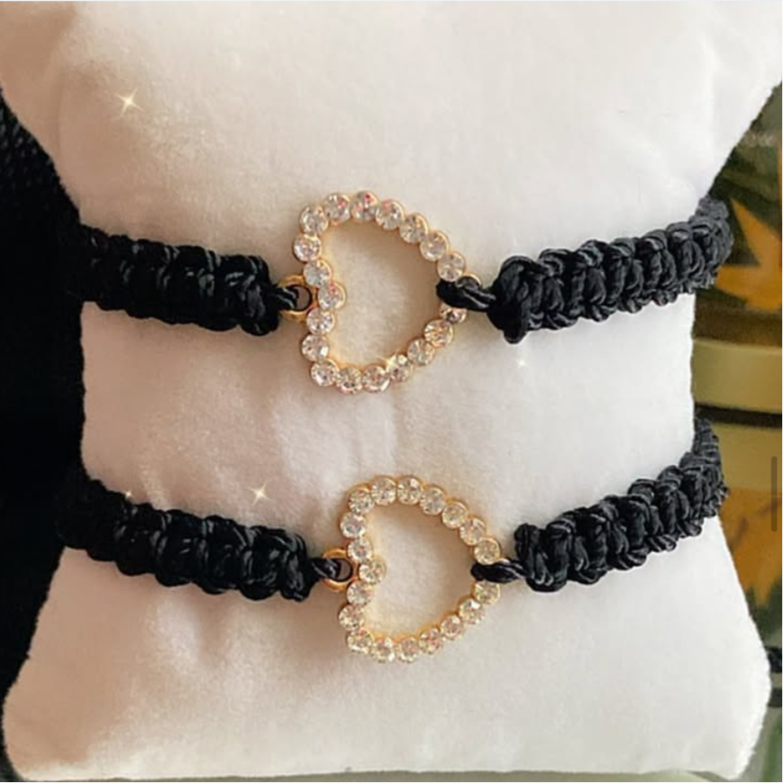 Rhinestoned heart