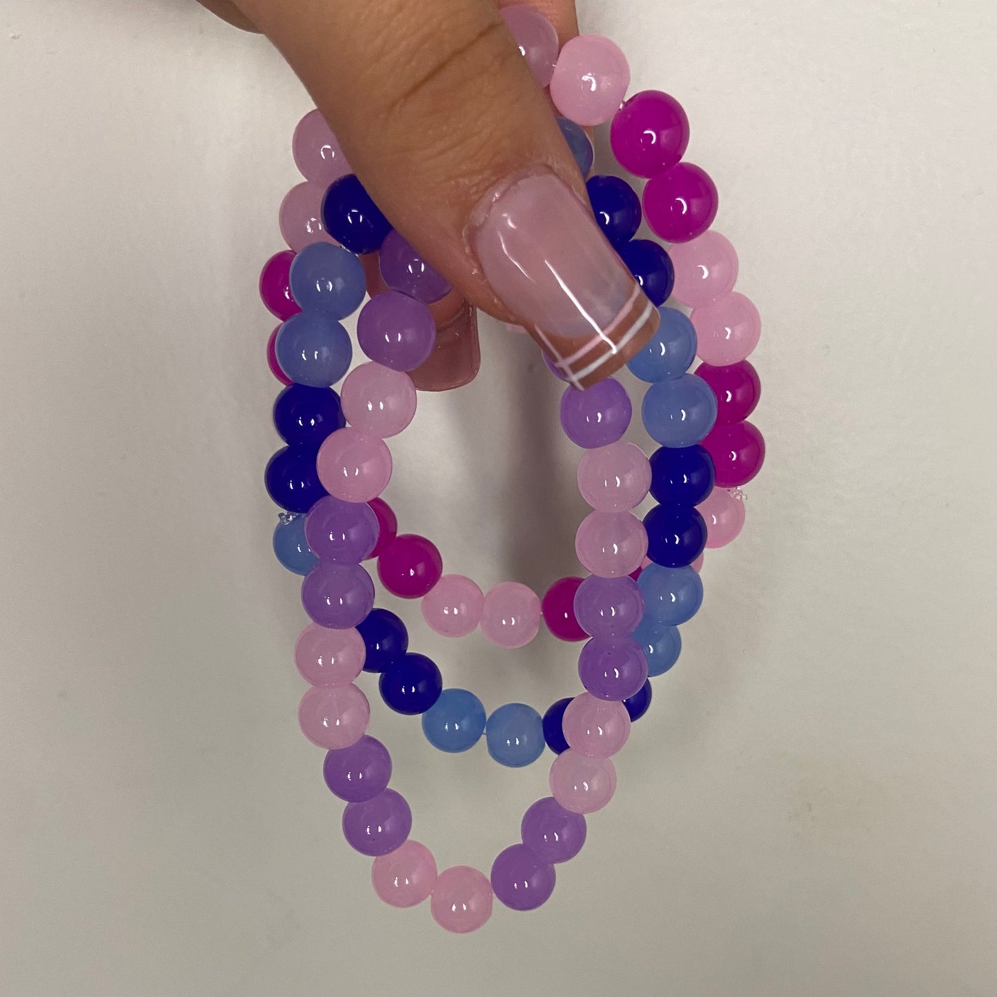 2-toned jelly bracelet