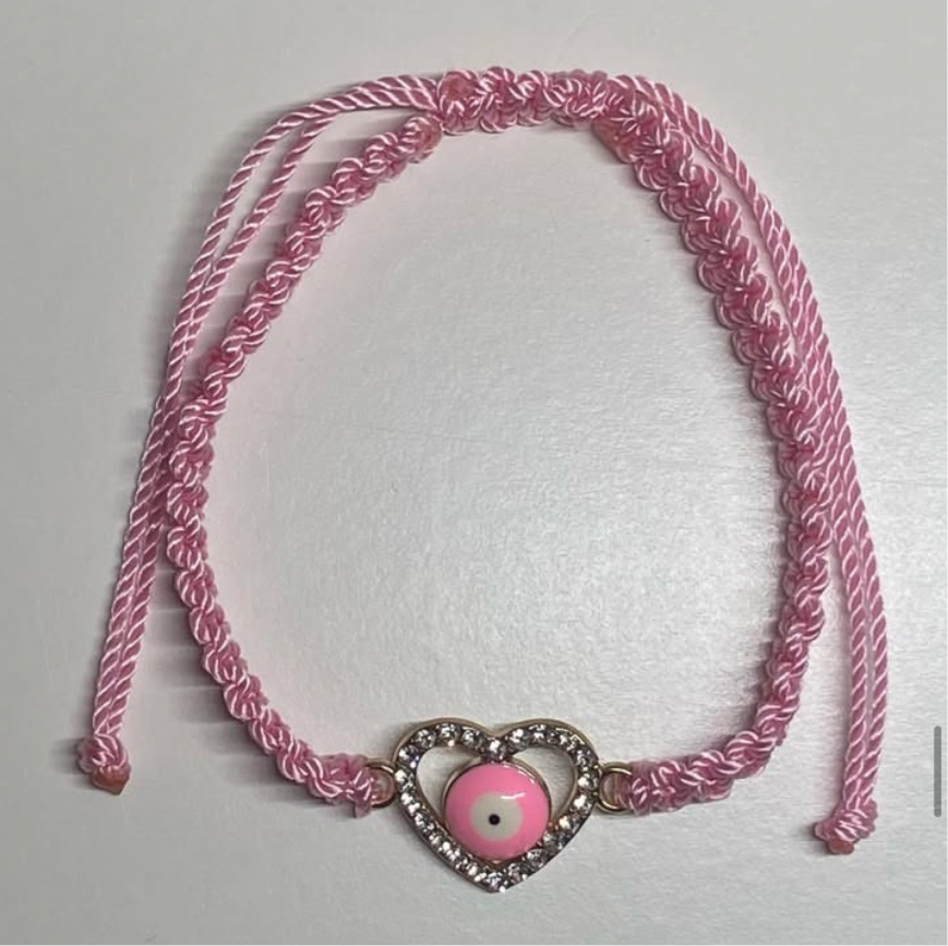 Pink heart eyes