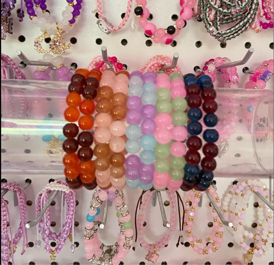 2 colored beaded