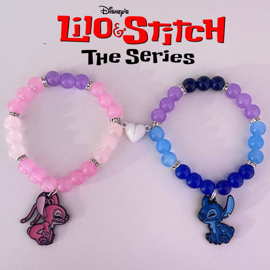 Stitch X Angel matching bracelets