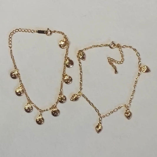 Charm anklets
