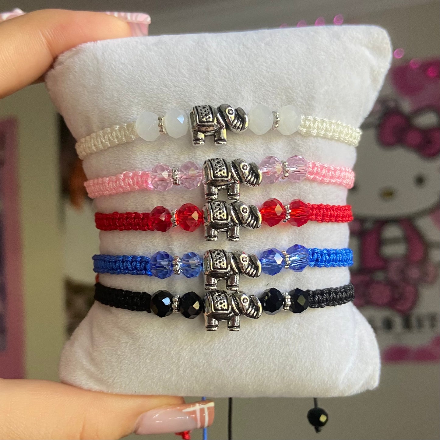 Elephant bead bracelet
