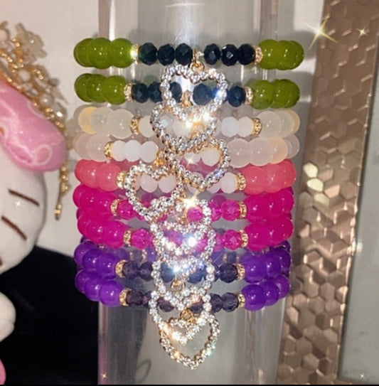 Blinged hearts